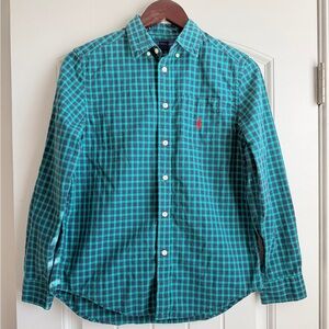 Ralph Lauren Boy’s Green Checkered Shirt